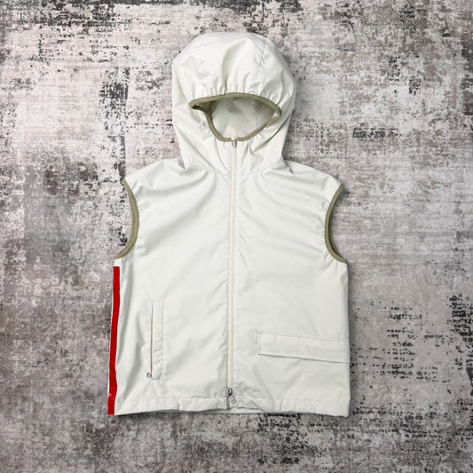 Vintage Prada Sport Gore-tex Hooded Vest (S) | Small, Red