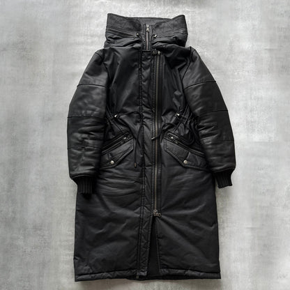 DIESEL BLACK GOLD LEATHER COAT | O/S, Black