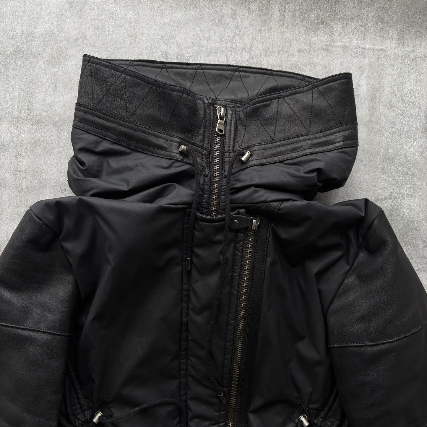 DIESEL BLACK GOLD LEATHER COAT | O/S, Black