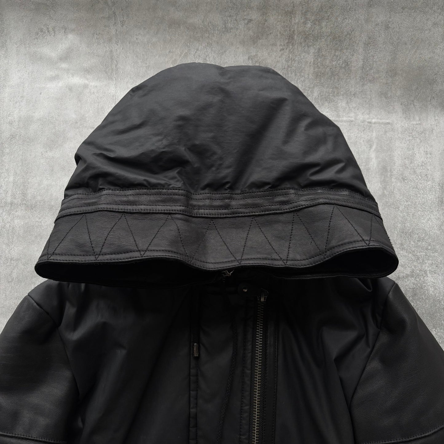 DIESEL BLACK GOLD LEATHER COAT | O/S, Black