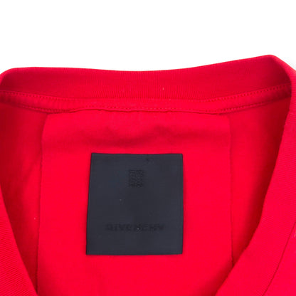 GIVENCHY CHAIN PRINT T-SHIRT RED L | Large, Red