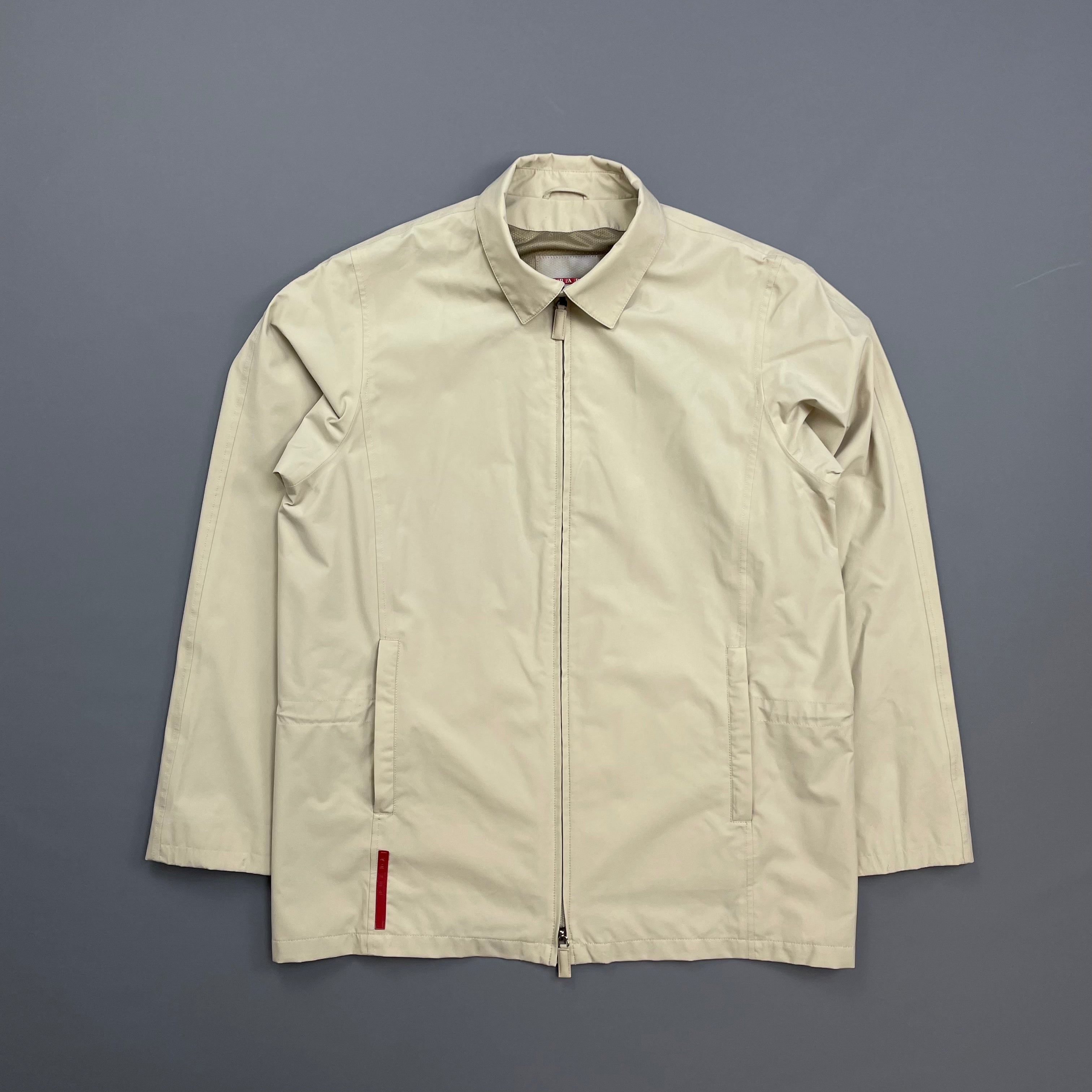 Prada Sport Cream Goretex Zip-Through Trench Coat – Known Source