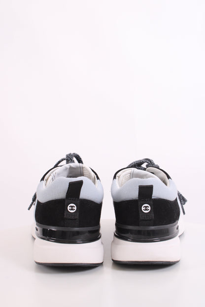 Chanel Suede Calf Fabric Trainers Black | O/S, Black