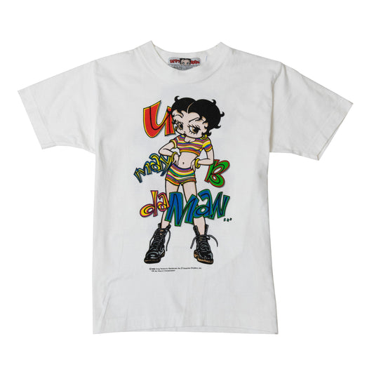 Betty Boop 'U May B Da Man' Tee