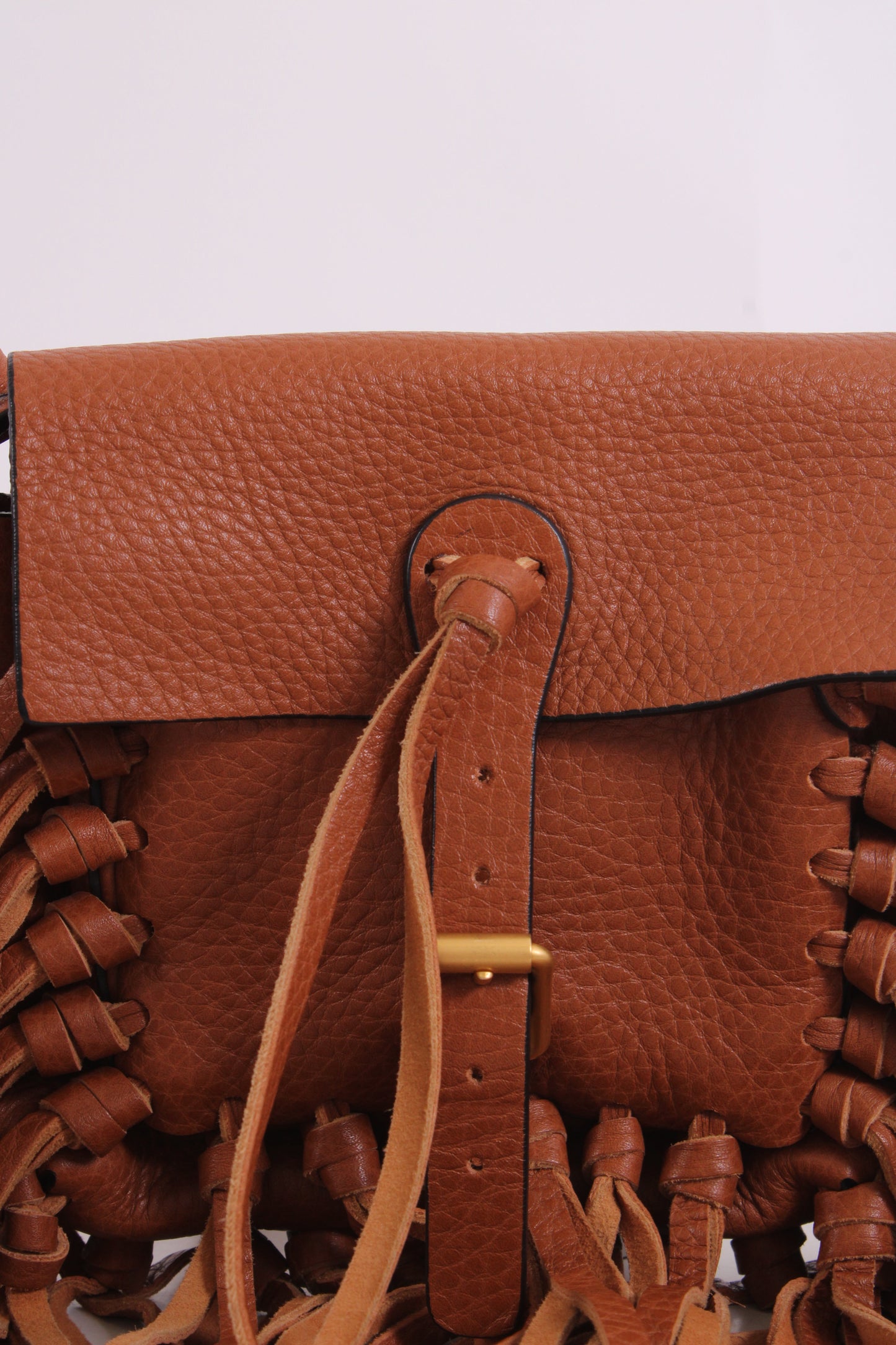 Valentino C Rockee Fringe Tan | O/S, Tan