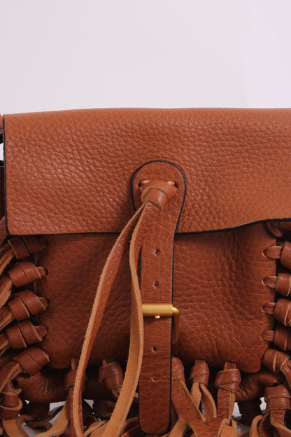 Valentino C Rockee Fringe Tan | O/S, Tan