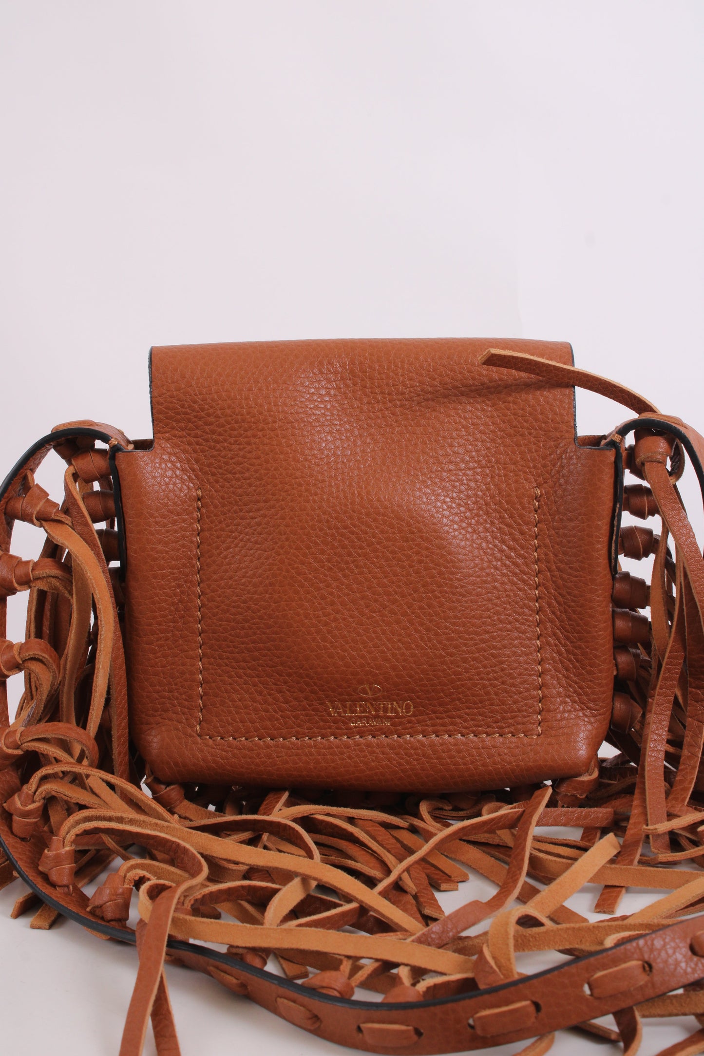 Valentino C Rockee Fringe Tan | O/S, Tan