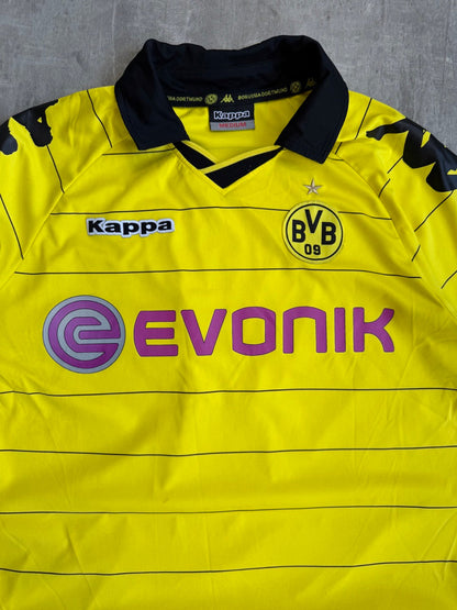 2010/2011 Borussia Dortmund Home 'Subotic 4' Football Shirt