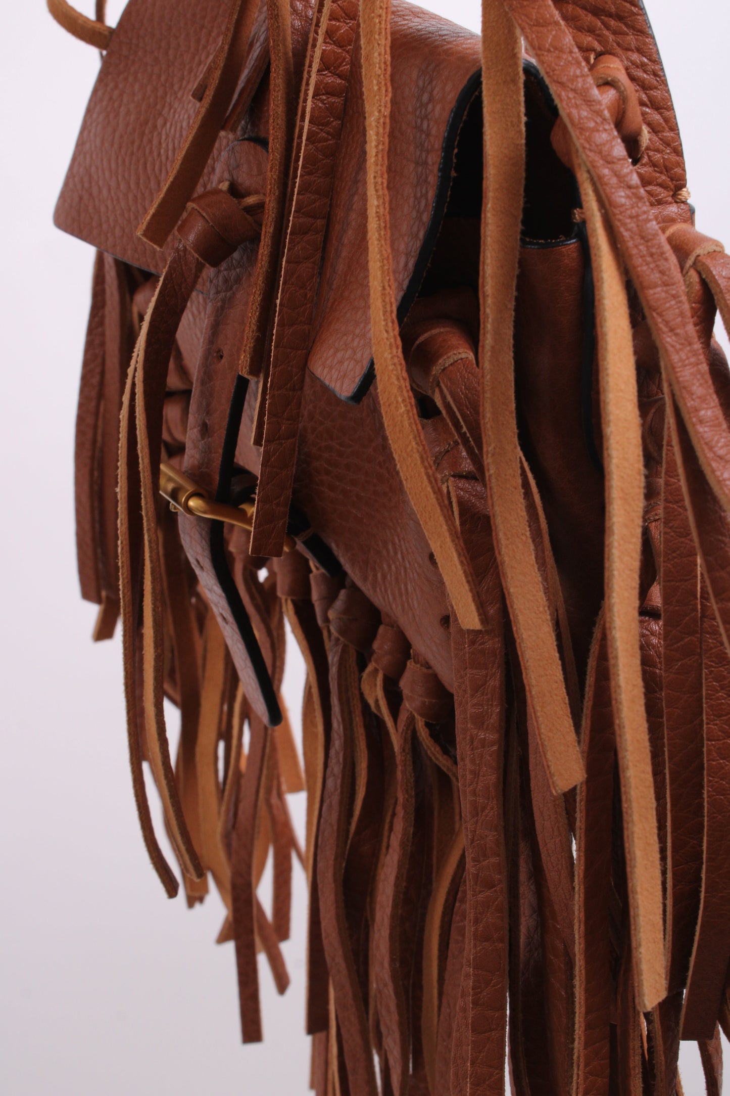 Valentino C Rockee Fringe Tan | O/S, Tan
