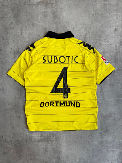 2010/2011 Borussia Dortmund Home 'Subotic 4' Football Shirt