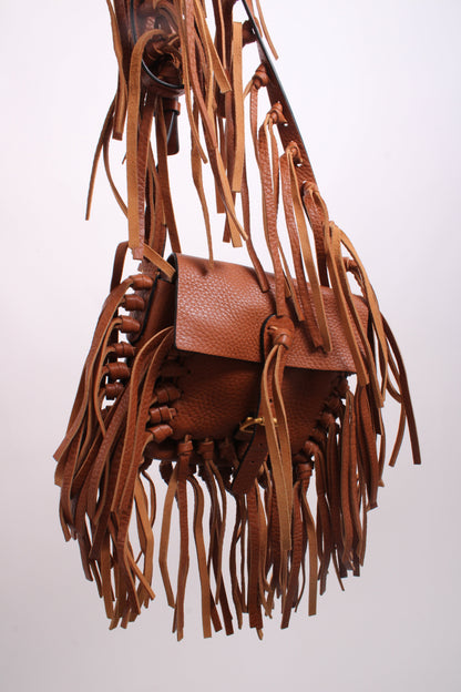 Valentino C Rockee Fringe Tan | O/S, Tan