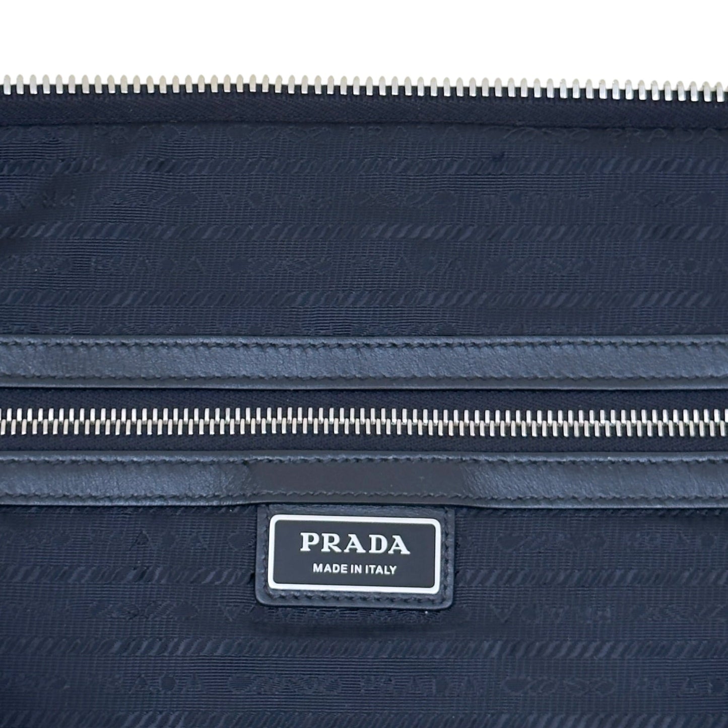 PRADA TRIANGLE LEATHER SHOULDER BAG BLACK | O/S, Black