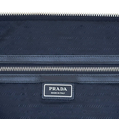 PRADA TRIANGLE LEATHER SHOULDER BAG BLACK | O/S, Black