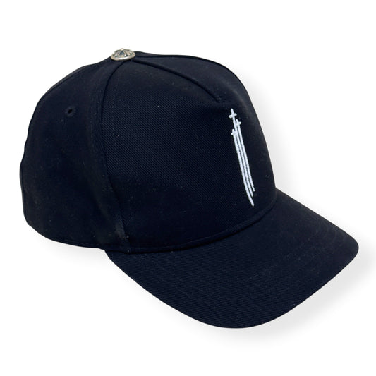 CHROME HEARTS RS3 DAGGER BASEBALL HAT BLACK / WHITE O/S | O/S, Black