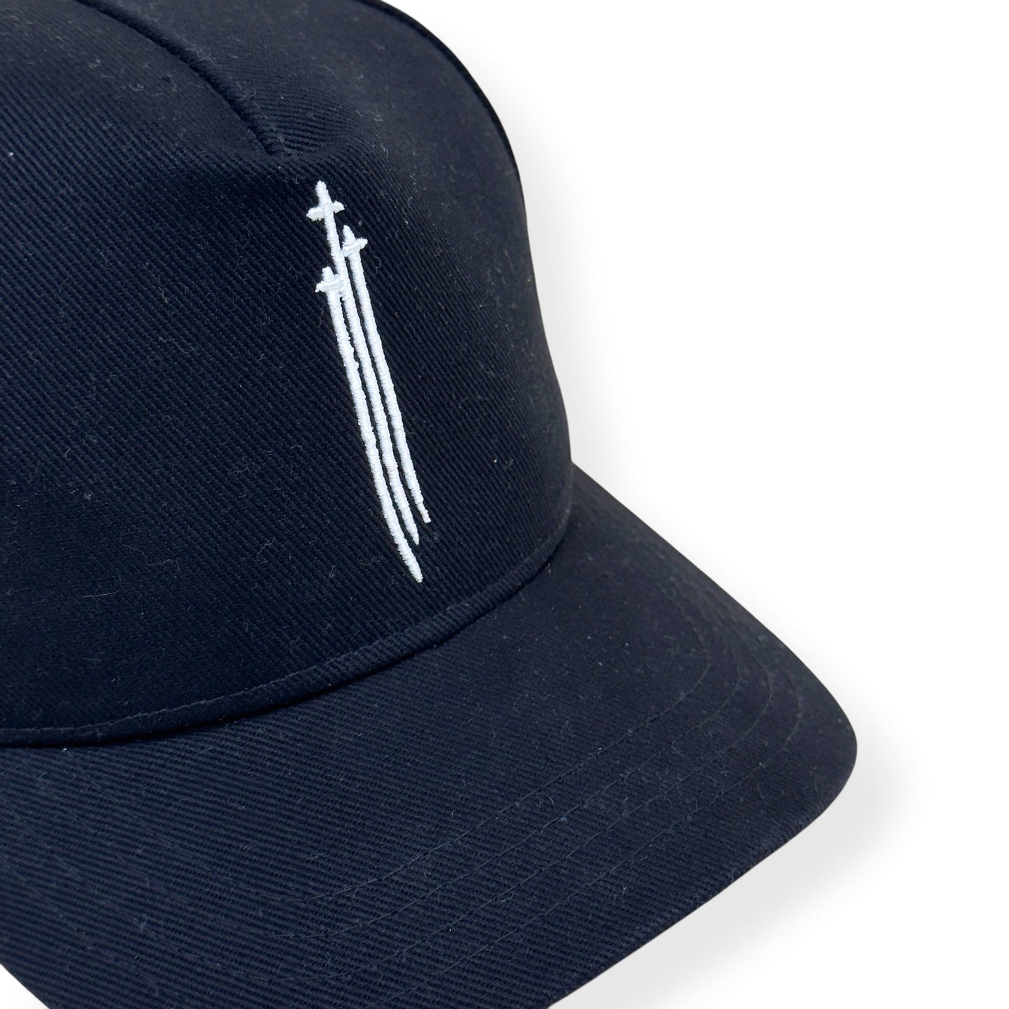 CHROME HEARTS RS3 DAGGER BASEBALL HAT BLACK / WHITE O/S | O/S, Black