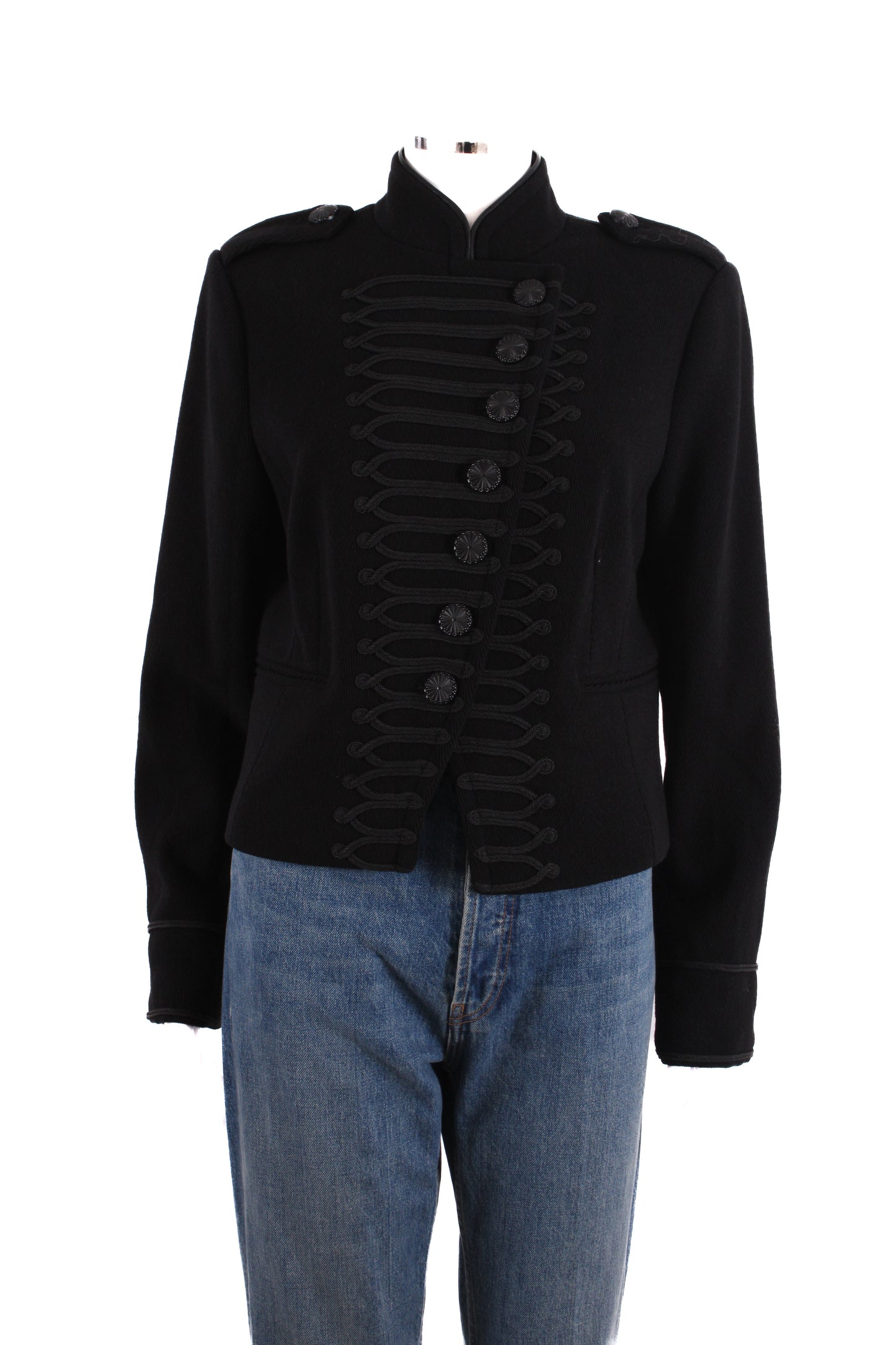 Mint Velvet Military Jacket Black 14 | O/S, Black