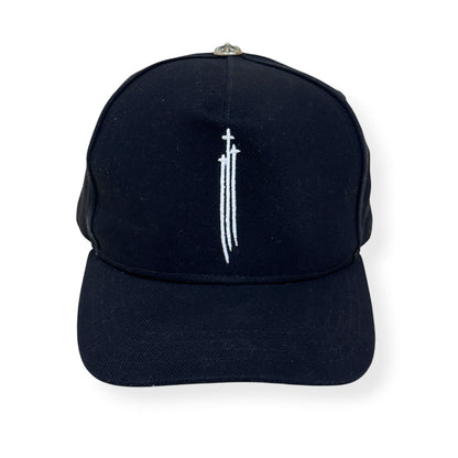 CHROME HEARTS RS3 DAGGER BASEBALL HAT BLACK / WHITE O/S | O/S, Black