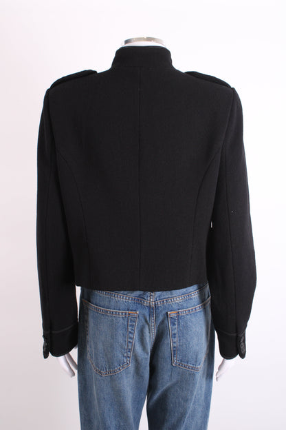 Mint Velvet Military Jacket Black 14 | O/S, Black