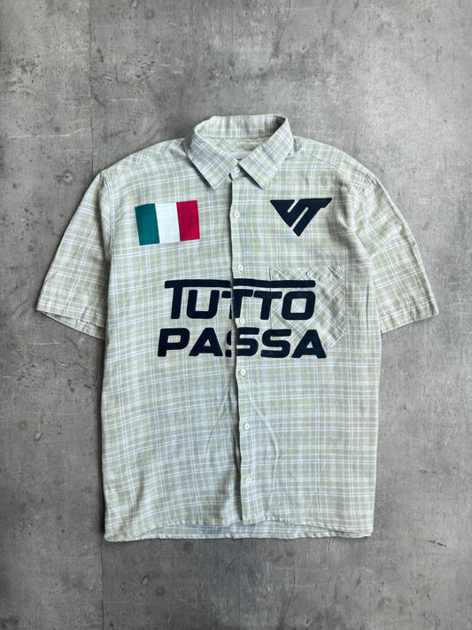 VT Rework : Tutto Passa Pistachio Check Reworked Shirt