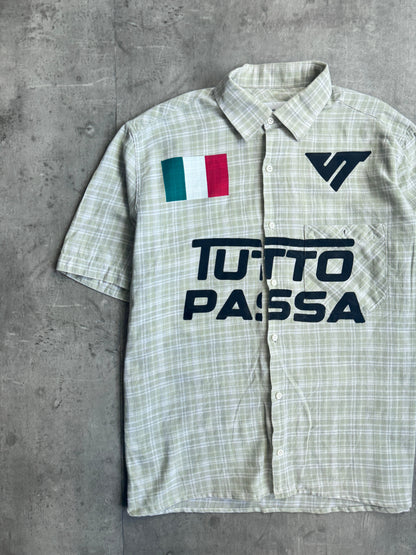 VT Rework : Tutto Passa Pistachio Check Reworked Shirt
