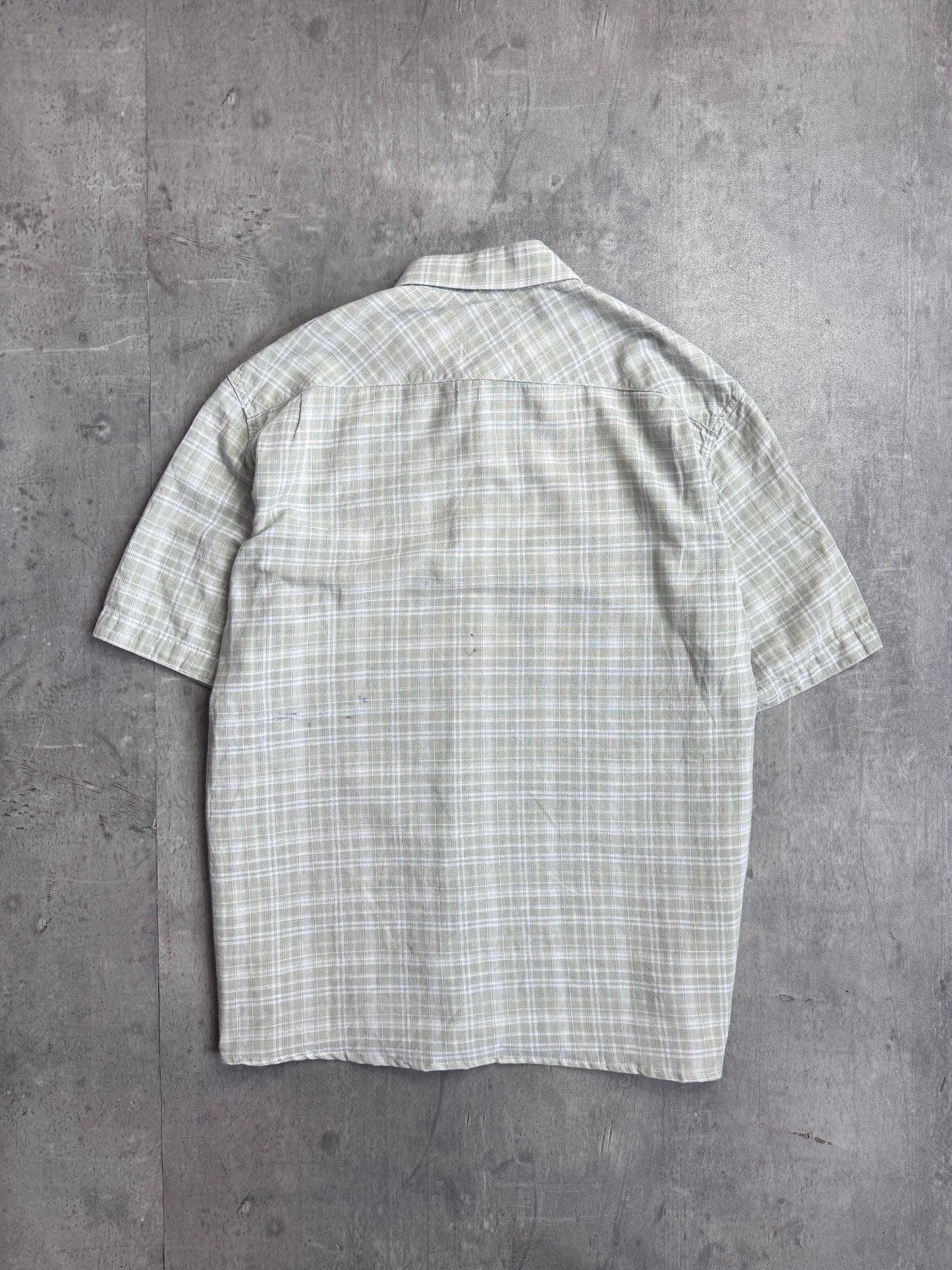 VT Rework : Tutto Passa Pistachio Check Reworked Shirt