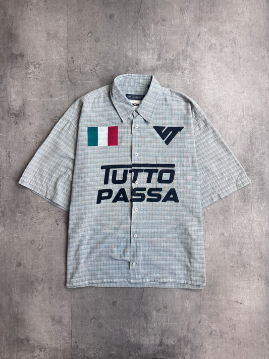 VT Rework : Tutto Passa Pastel Green Check Shirt