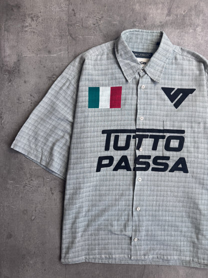 VT Rework : Tutto Passa Pastel Green Check Shirt
