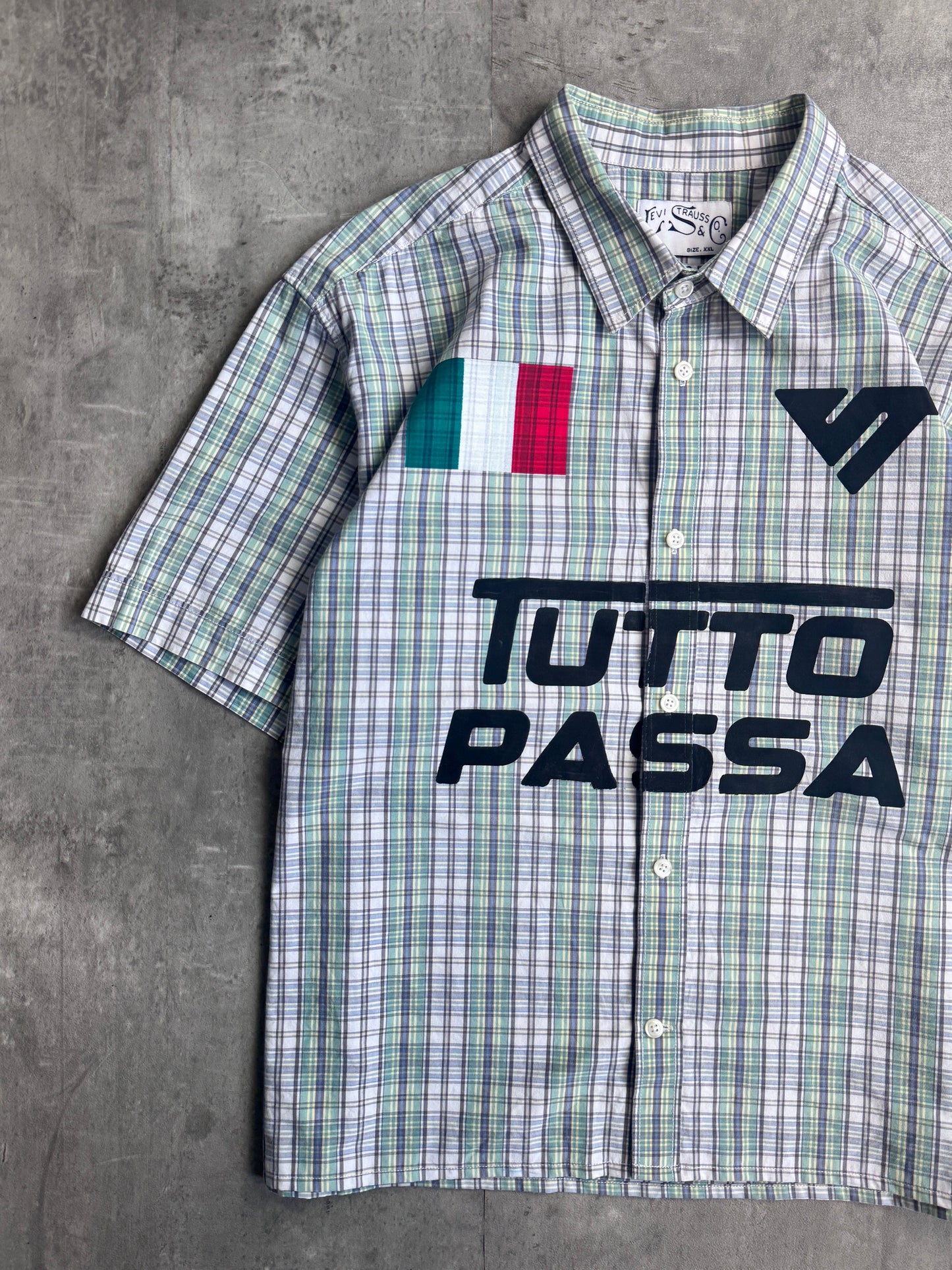 VT Rework : Tutto Passa Multi Check Reworked Shirt