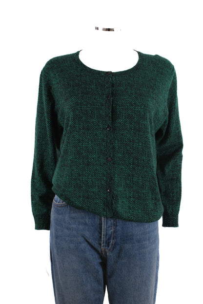 Escada L/S Cardigan Green/ Black L | Large, Multicoloured