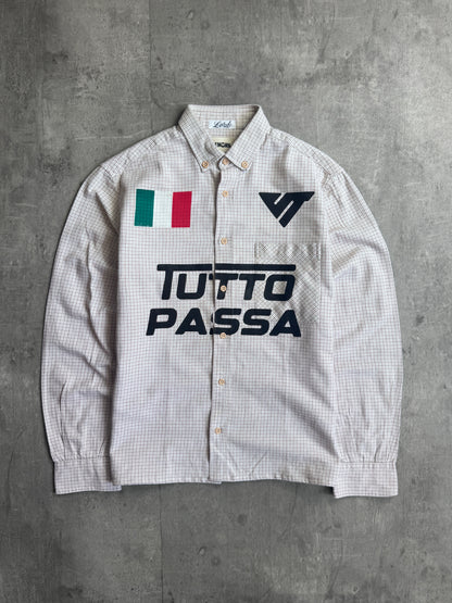 VT Rework : Tutto Passa Brown Check L/S Shirt