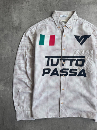 VT Rework : Tutto Passa Brown Check L/S Shirt