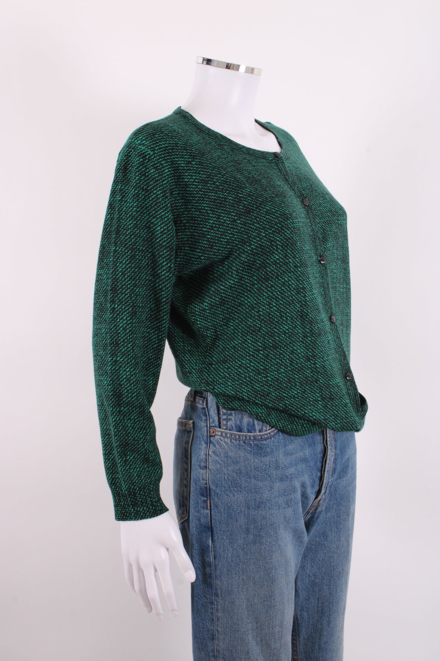 Escada L/S Cardigan Green/ Black L | Large, Multicoloured