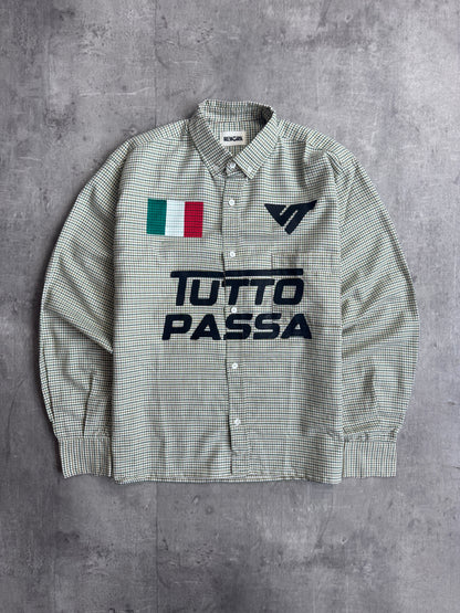 VT Rework : Tutto Passa Green Check L/S Shirt