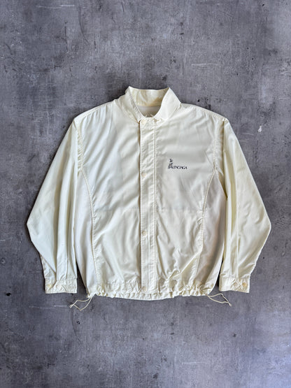 Balenciaga Golf Lightweight Cream Bomber Jacket | Large, Multicoloured
