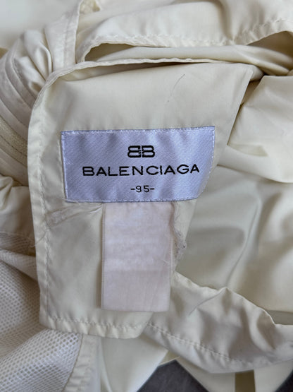 Balenciaga Golf Lightweight Cream Bomber Jacket | Large, Multicoloured