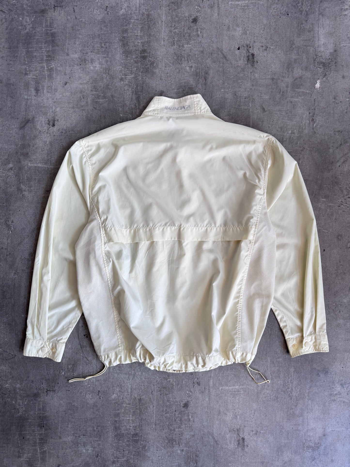 Balenciaga Golf Lightweight Cream Bomber Jacket | Large, Multicoloured