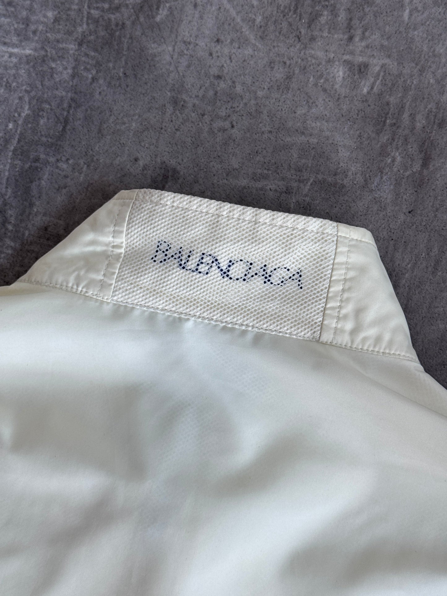 Balenciaga Golf Lightweight Cream Bomber Jacket | Large, Multicoloured