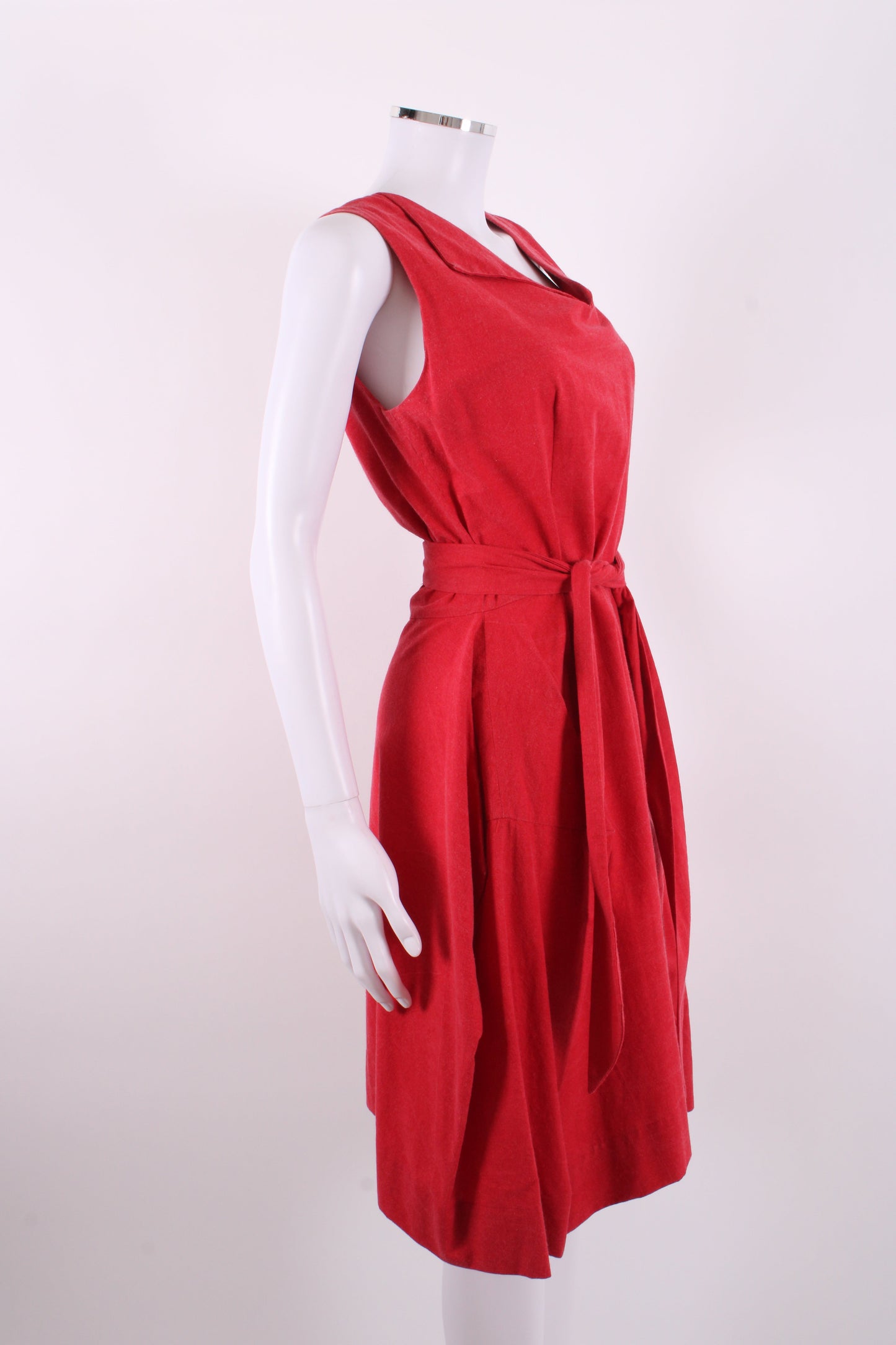Anglomania Vivienne Westwood S/S Belted Dress Red M | Medium, Red