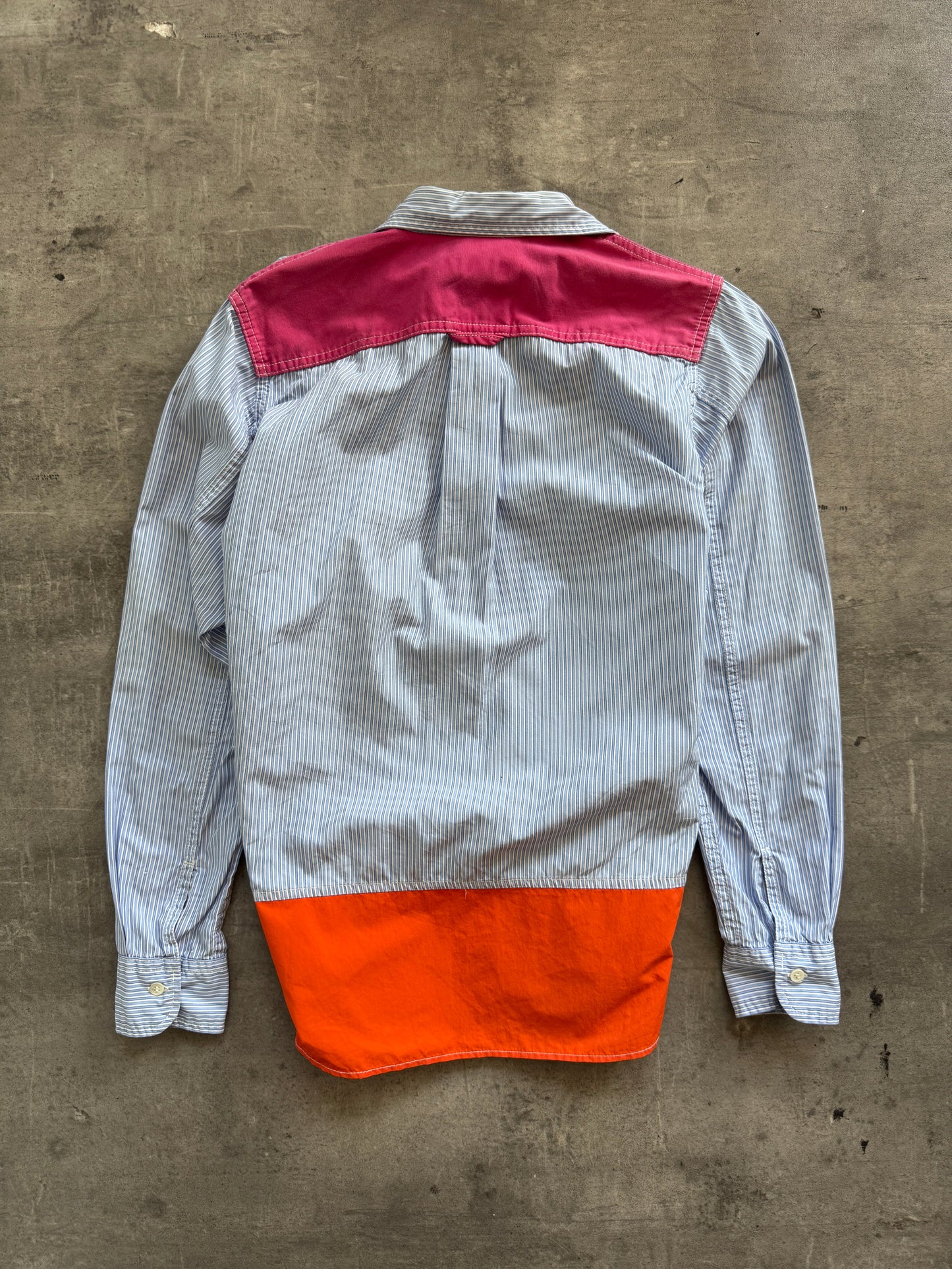 Comme Des Garçons Homme Pinstripe Shirt | Extra Small, Multicoloured