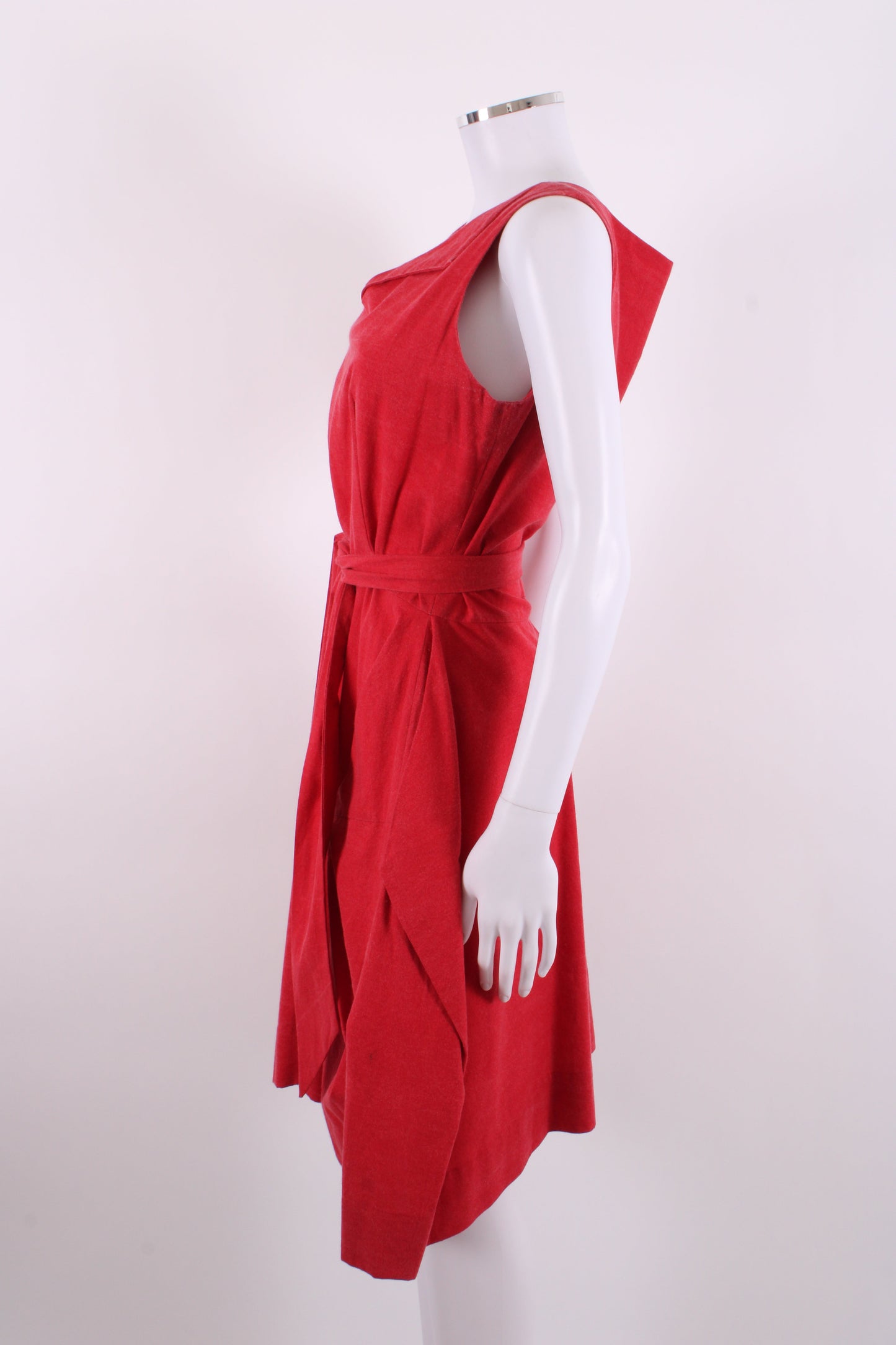 Anglomania Vivienne Westwood S/S Belted Dress Red M | Medium, Red