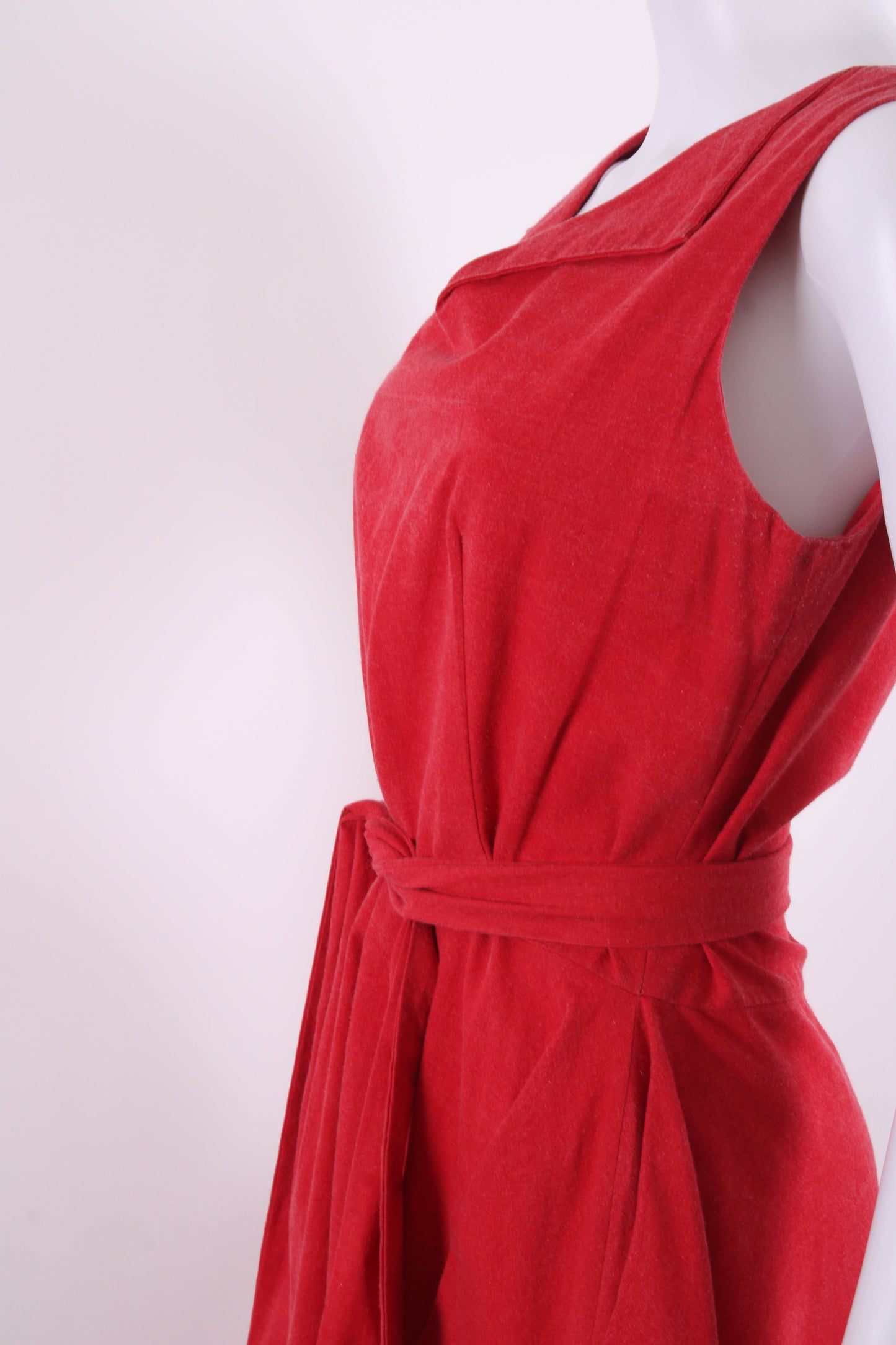 Anglomania Vivienne Westwood S/S Belted Dress Red M | Medium, Red