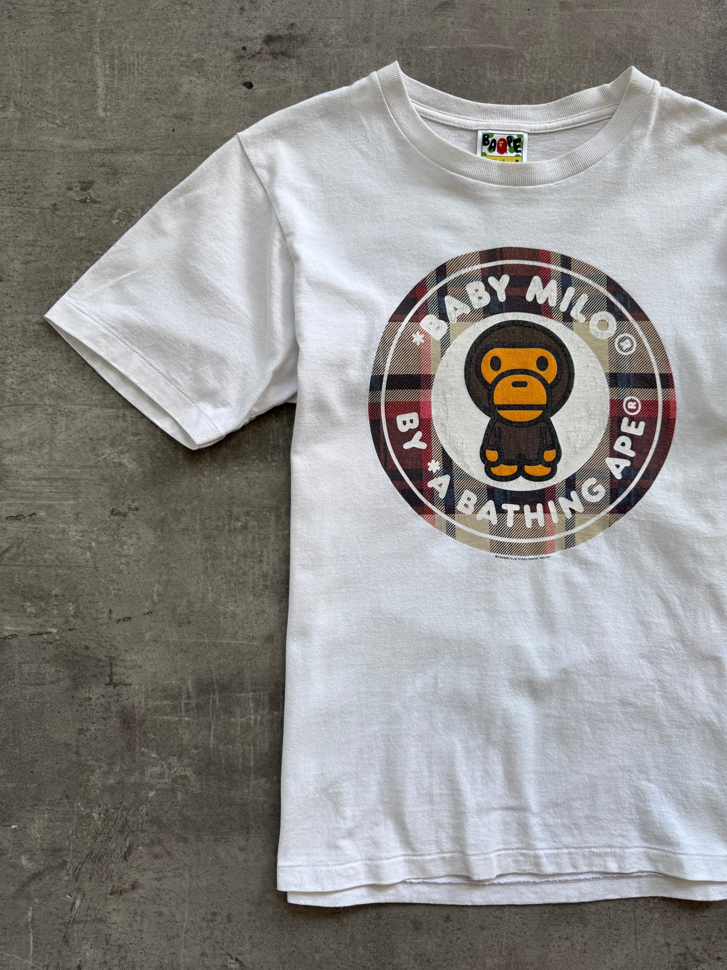 2011 BAPE Baby Milo Single Stitch Cotton Tee | Small, Multicoloured
