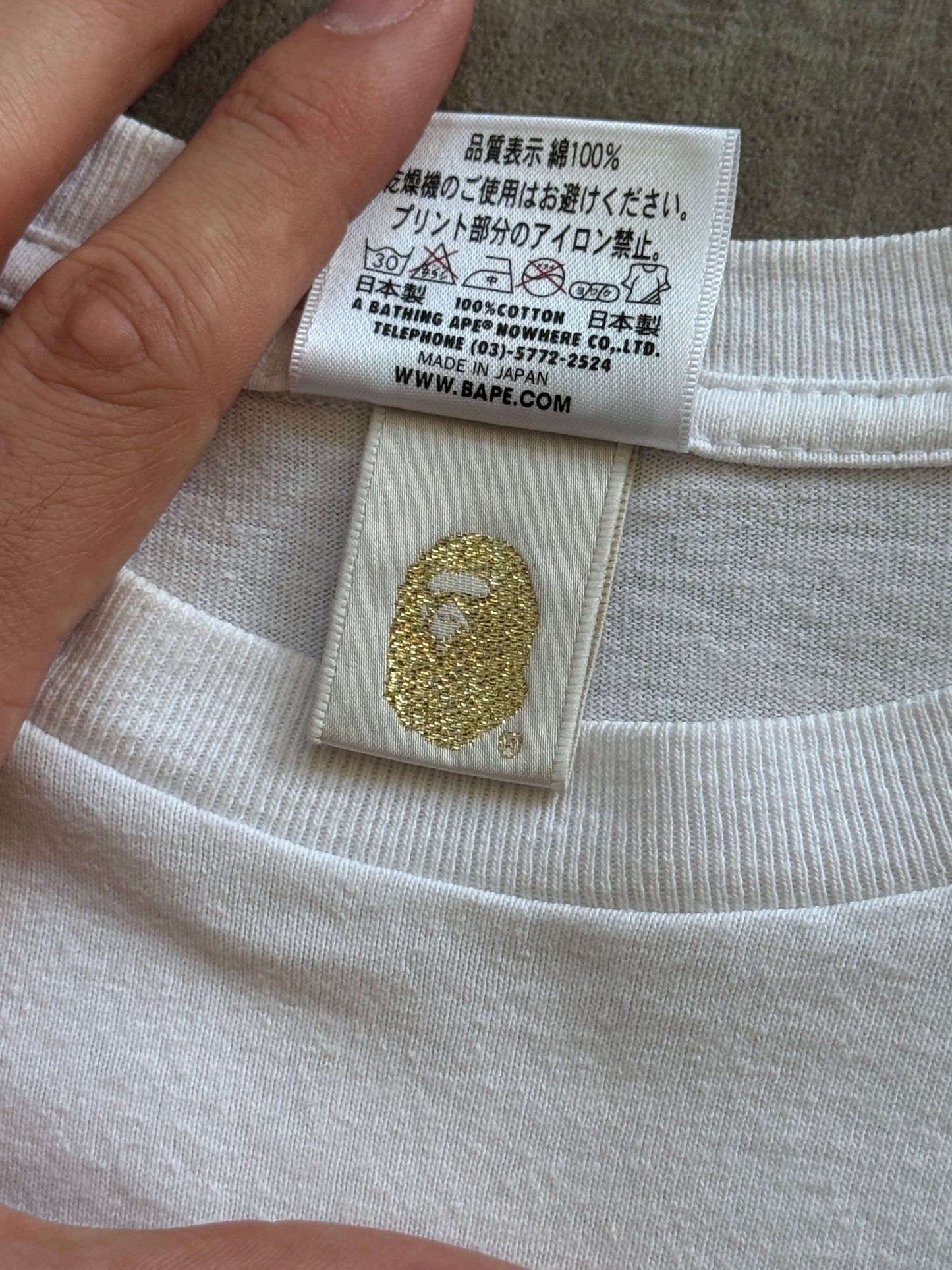 2011 BAPE Baby Milo Single Stitch Cotton Tee | Small, Multicoloured