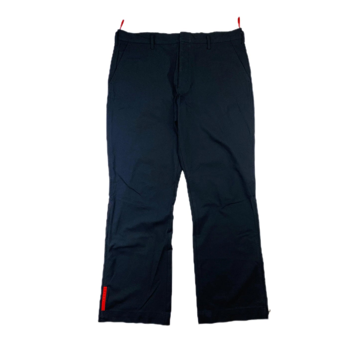 PRADA 2000S RED TAB TECHNICAL TROUSERS