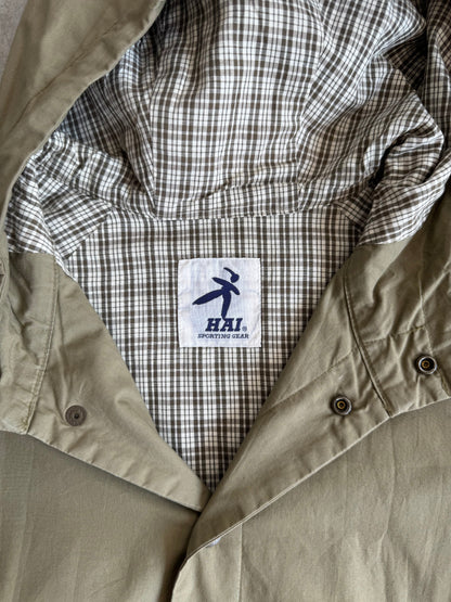 Issey Miyake Hai Sporting Gear Khaki Hooded Parka Jacket