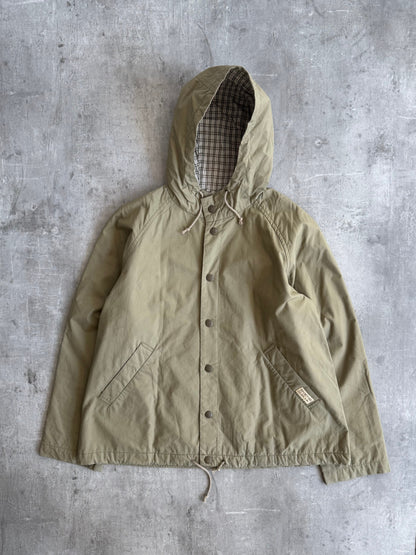 Issey Miyake Hai Sporting Gear Khaki Hooded Parka Jacket
