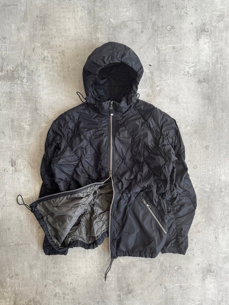 STAFF PICKS : Marithe Francois Girbaud Diamond Quilted Hooded Jacket