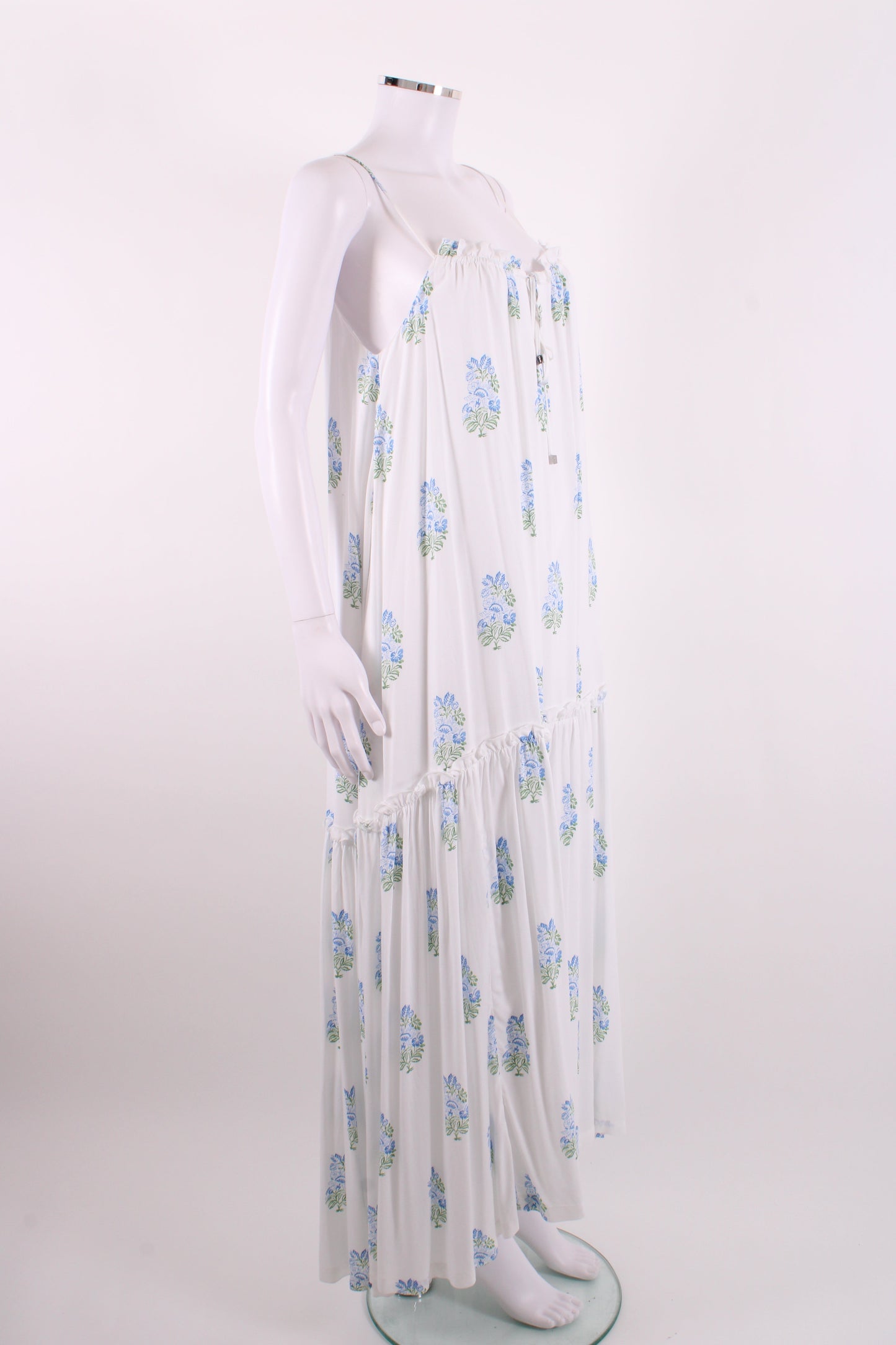 Heidi Klein Dress White/Blue M | Medium, Multicoloured