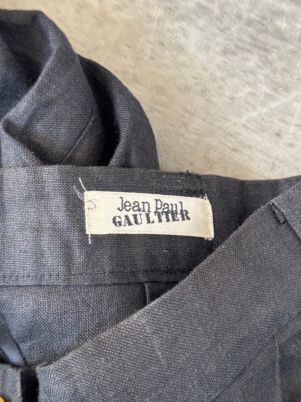 JPG High Waisted Linen Trousers