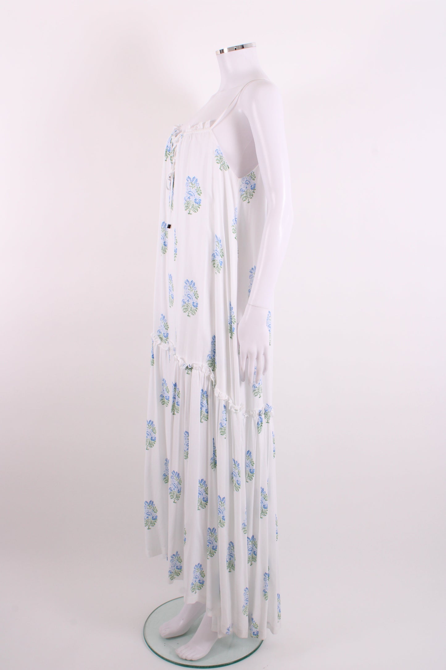 Heidi Klein Dress White/Blue M | Medium, Multicoloured